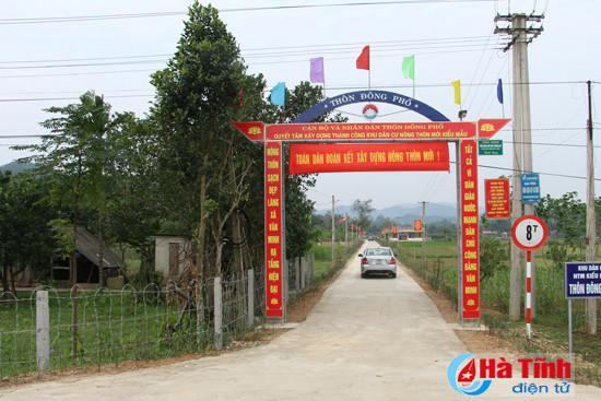 tham dinh muc do dat chuan nong thon moi tai huong son