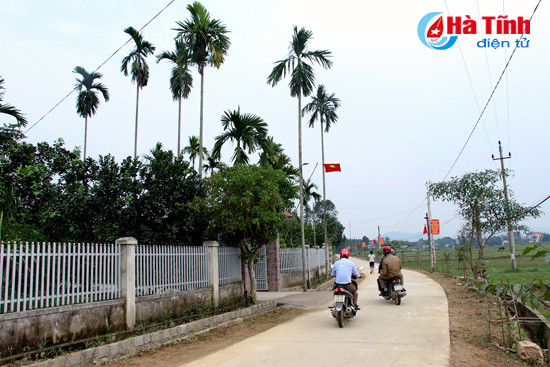 tham dinh muc do dat chuan nong thon moi tai huong son