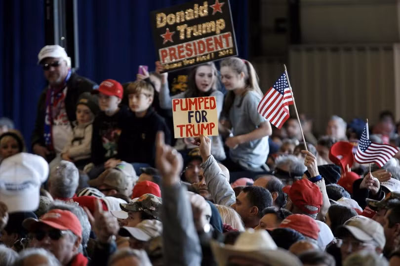 photo chuyen di cam on nuoc my cua ong donald trump