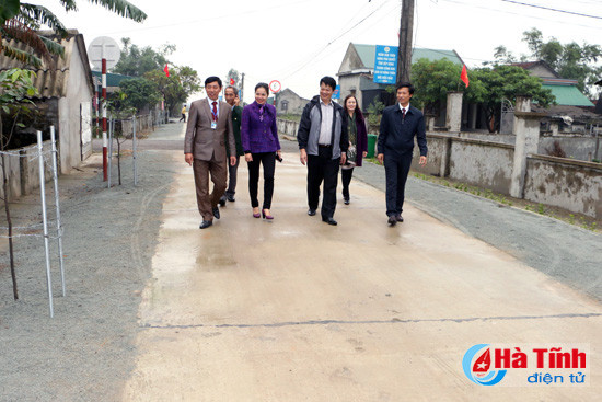 tham dinh muc do dat chuan cac tieu chi nong thon moi