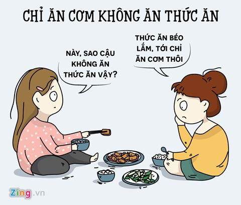 hi hoa nhung sai lam khi con gai muon giam can