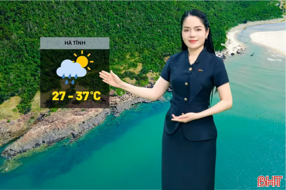 Dự báo thời tiết Hà Tĩnh ngày 10/8: Đêm không mưa, ngày nắng nóng