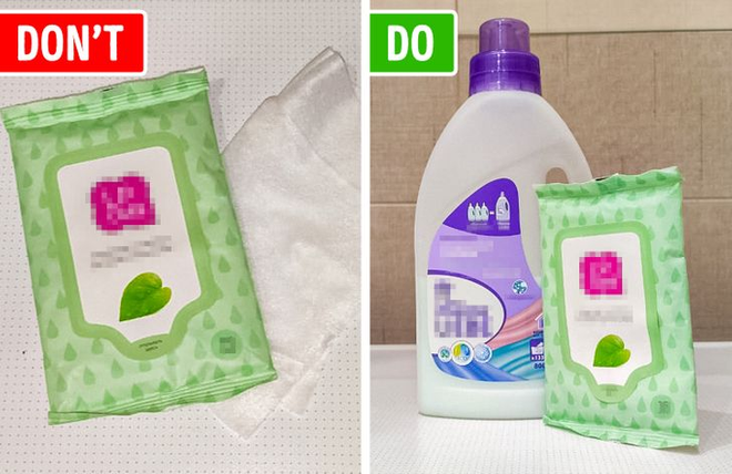 Mẹo giặt quần áo sạch hơn với khăn giấy ướt - 5 Mẹo giặt quần áo sạch hơn với khăn giấy ướt