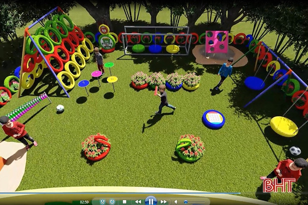 Thiếu nhi Hà Tĩnh giành giải ba cuộc thi thiết kế sân chơi tái chế toàn quốc