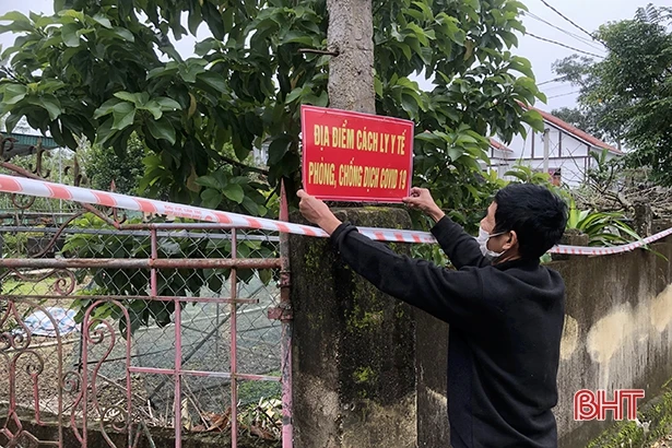 Hương Sơn giám sát, quản lý chặt chẽ các trường hợp cách ly y tế tại nhà