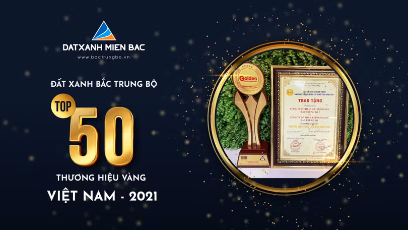 Đất Xanh Bắc Trung Bộ lần thứ 3 liên tiếp nhận giải thương hiệu quốc gia