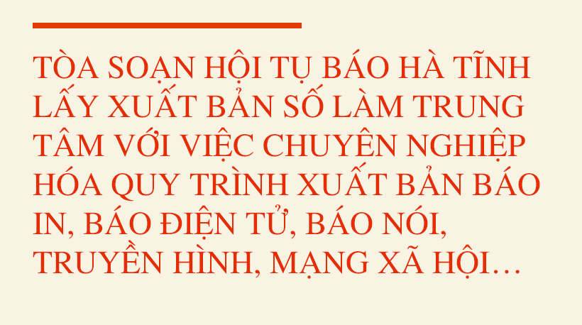 Báo Hà Tĩnh bắt nhịp truyền thông số