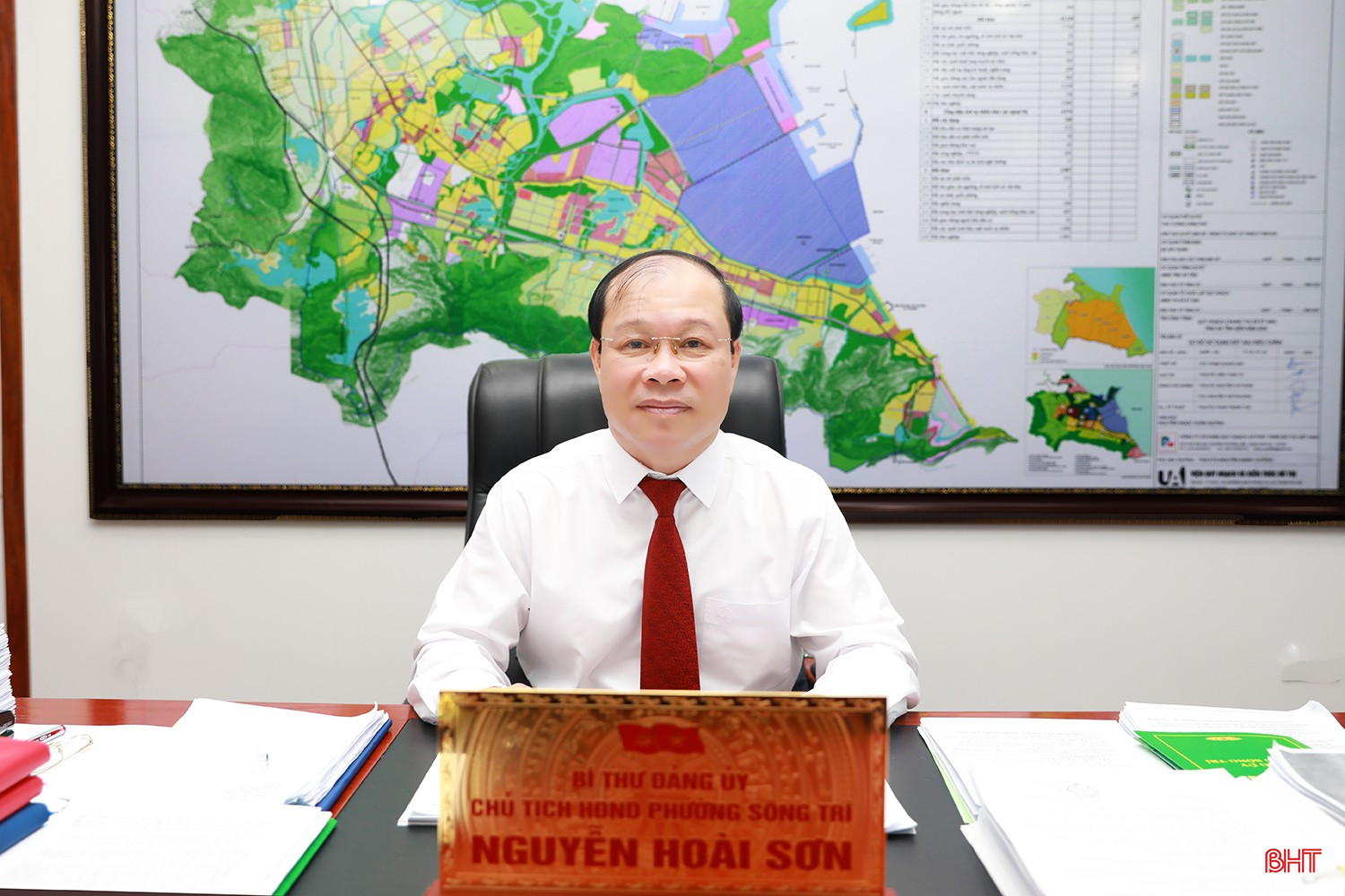 Ông Nguyễn Hoài Sơn - Bí thư Đảng ủy, Chủ tịch HĐND phường Sông Trí. bqbht_br_ag7a9023.jpg
