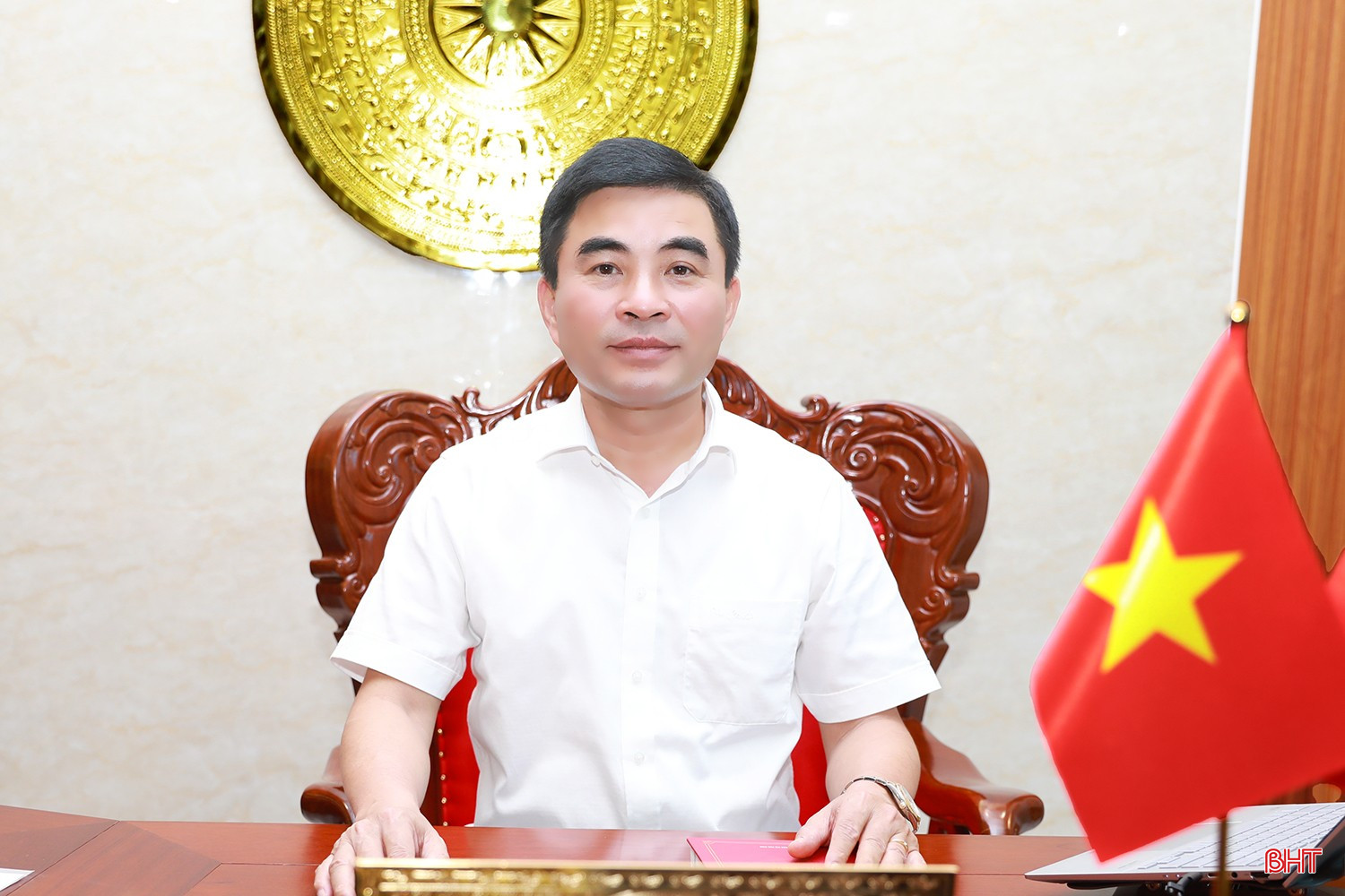 Bí thư Đảng ủy, Chủ tịch HĐND phường Hoành Sơn Phan Thành Biển. bqbht_br_ag7a9073.jpg