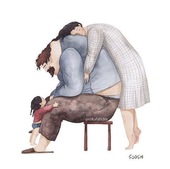 Cảm động trước tình cảm của cha dành cho con gái nhỏ