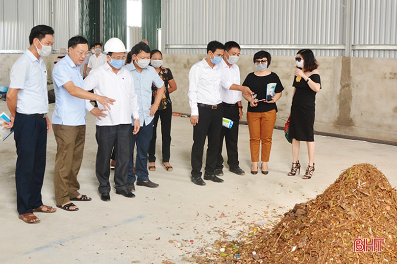 Khánh thành nhà máy xử lý rác thải sinh hoạt công suất 40 tấn/ngày tại Can Lộc