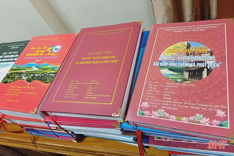 Gần 20.000 bài thi tìm hiểu huyện Hương Sơn 550 năm hình thành và phát triển