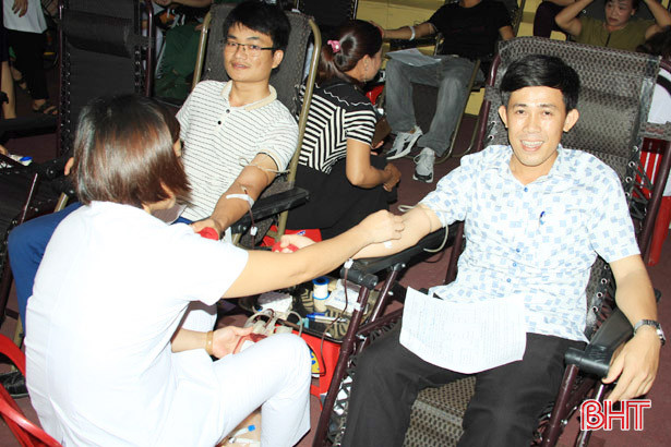 Thu 124 đơn vị máu từ ngày hội hiến máu huyện Nghi Xuân