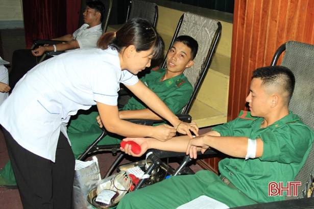 Thu 124 đơn vị máu từ ngày hội hiến máu huyện Nghi Xuân