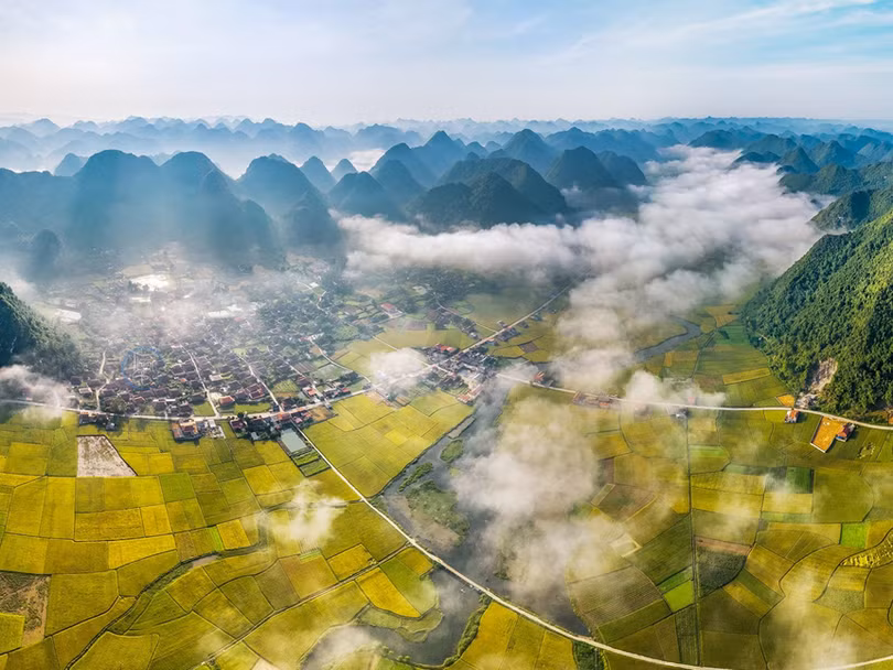 Về thung lũng vàng Bắc Sơn với tay chạm tới mây trời