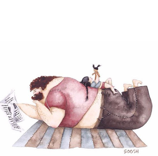 Cảm động trước tình cảm của cha dành cho con gái nhỏ