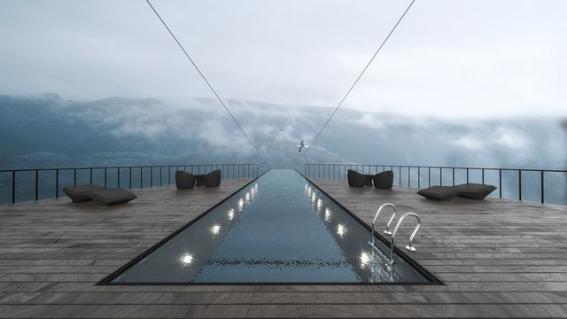 Chóng mặt với khách sạn cao hơn 600 mét trên mặt biển