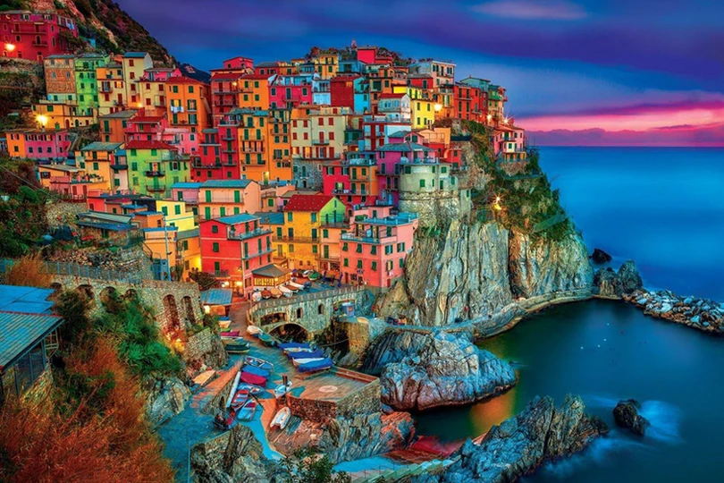 Lạc bước giữa ngôi nhà cầu vồng đẹp như cổ tích