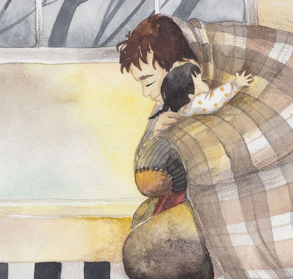 Cảm động trước tình cảm của cha dành cho con gái nhỏ