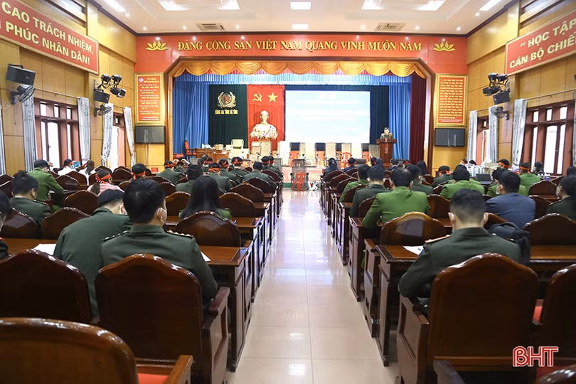 Cán bộ, chiến sĩ Công an Hà Tĩnh tình nguyện hiến 138 đơn vị máu