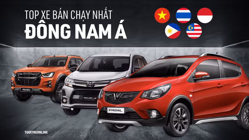 Gu xe bán chạy ở Đông Nam Á: “Công thức chung” là xe Nhật, xe Hàn và xe nội địa
