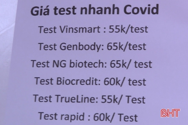 Sở Y tế Hà Tĩnh kiểm tra kinh doanh các mặt hàng phòng chống dịch