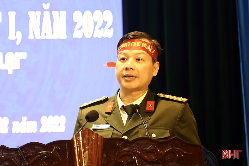 Cán bộ, chiến sĩ Công an Hà Tĩnh tình nguyện hiến 138 đơn vị máu
