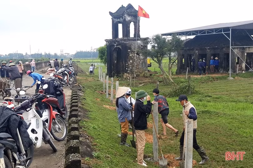 Các địa phương ở Thạch Hà ra quân “nâng chất nông thôn mới