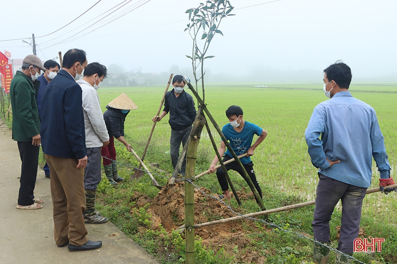 Hà Tĩnh: Nhiều địa phương ra quân xây dựng NTM, đô thị văn minh