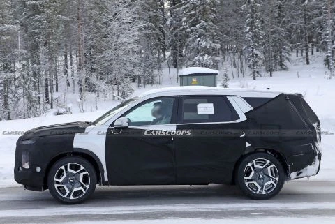 Hyundai Palisade 2023 lộ diện với thiết kế thể thao hơn