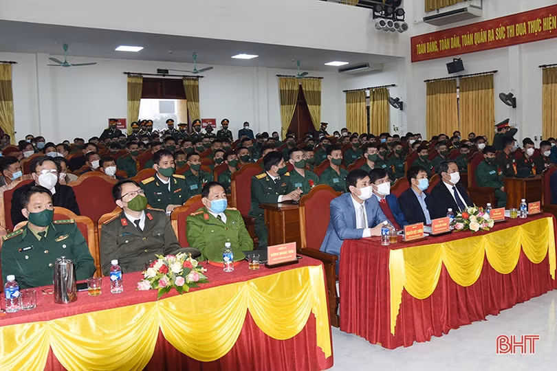 Hà Tĩnh tổ chức lễ giao nhận quân nhanh gọn, đảm bảo an toàn