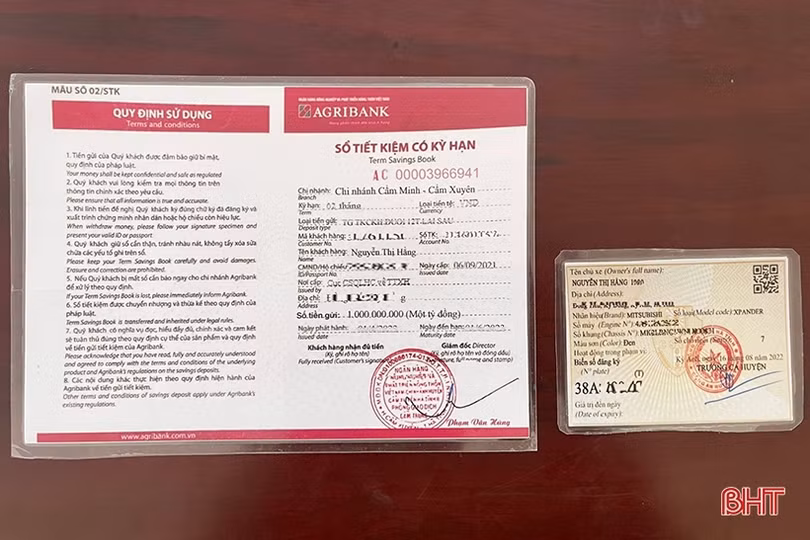 Làm giả sổ tiết kiệm 1 tỷ đồng, đến ngân hàng rút thì bị phát hiện