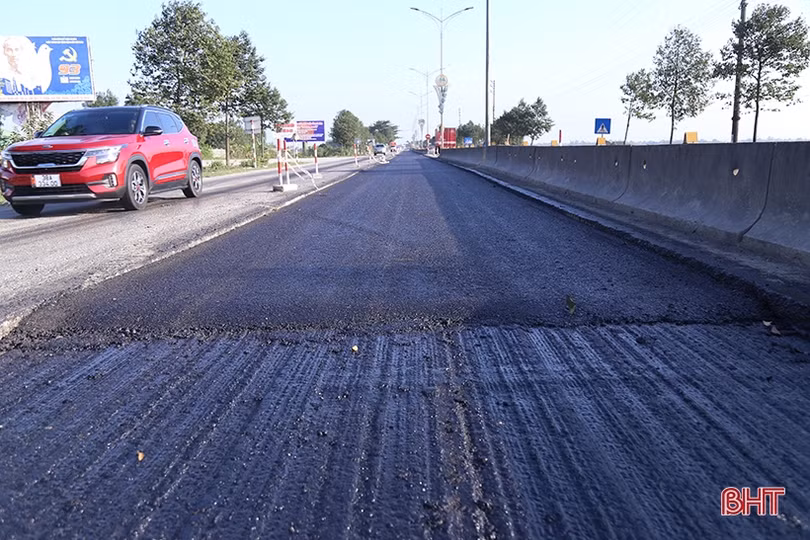 Cấp tập khắc phục hư hỏng quốc lộ 1 qua Hà Tĩnh