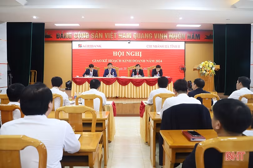 Agribank Hà Tĩnh II phấn đấu năm 2024 tăng trưởng tín dụng tối thiểu 10%