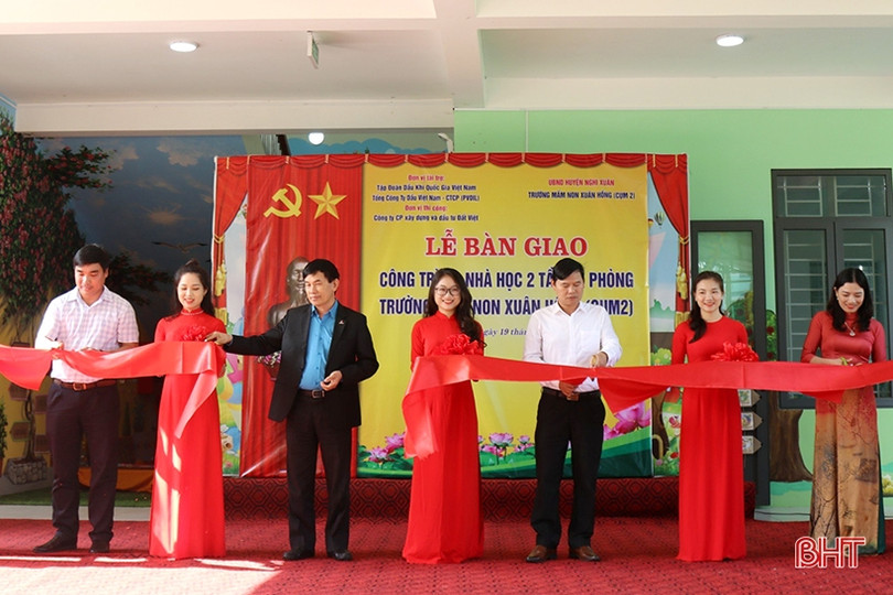 Khánh thành trường mầm non gần 8 tỷ đồng ở Nghi Xuân