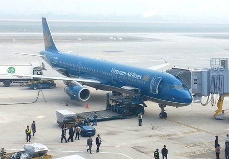 Chuyến bay VN661 của Vietnam Airlines là chuyến bay đầu tiên khai thác tại nhà ga T2