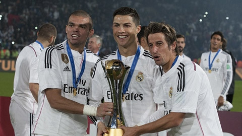 Ronaldo đang no nê những danh hiệu lớn trong sự nghiệp cầu thủ