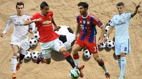 Bale, Di Maria, Alonso và Kroos, những ngôi sao tỏa sáng ở hàng tiền vệ năm 2014