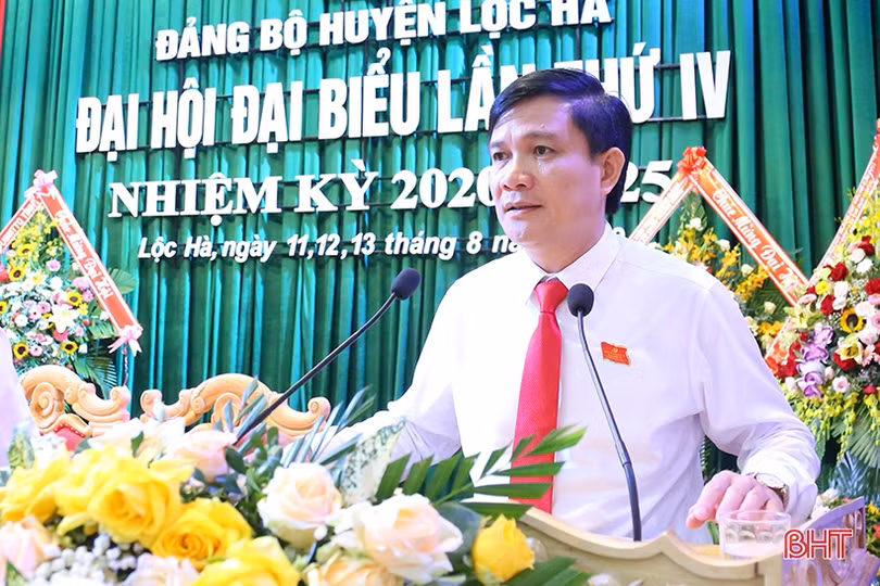 Đại hội Đại biểu Đảng bộ huyện Lộc Hà hoàn thành các nội dung, chương trình đề ra