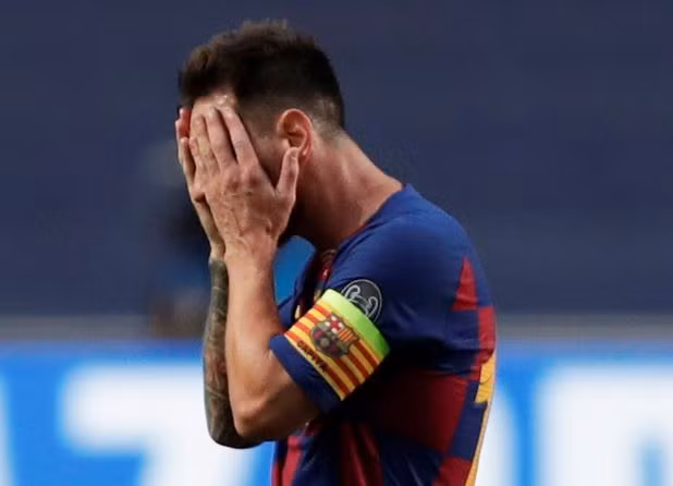 Barca cúi đầu rời Champions League sau trận thua 2-8