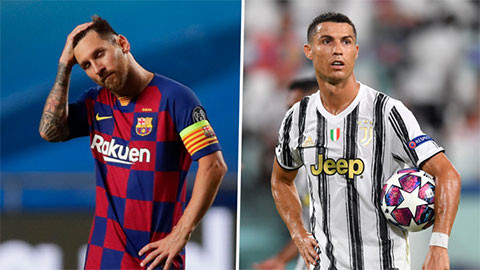 Cả Messi và Ronaldo cùng vắng mặt ở bán kết Champions League sau 15 năm
