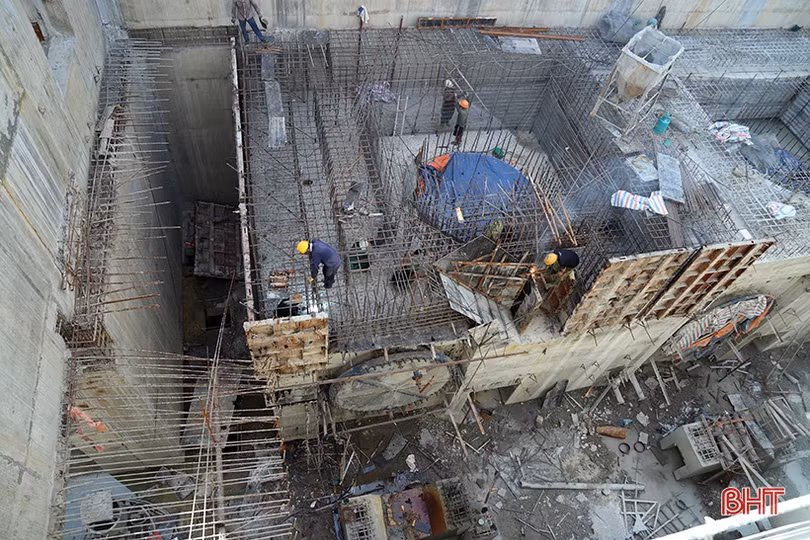 Hoàn thành trên 80% hạng mục xây dựng tại Nhà máy Thủy điện Ngàn Trươi