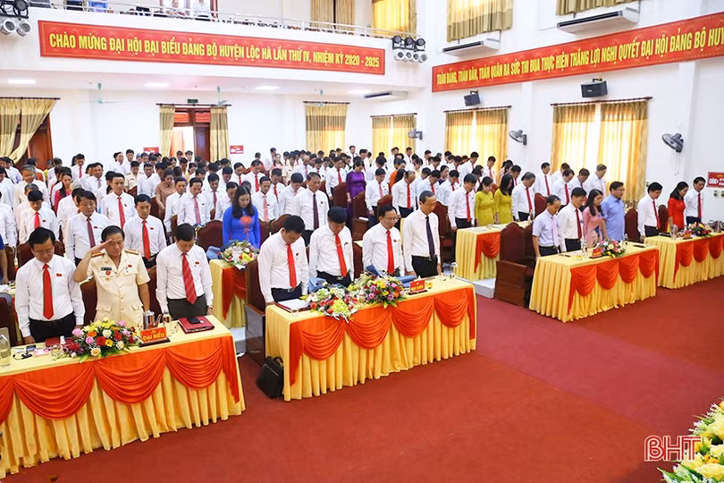 Đại hội Đại biểu Đảng bộ huyện Lộc Hà hoàn thành các nội dung, chương trình đề ra