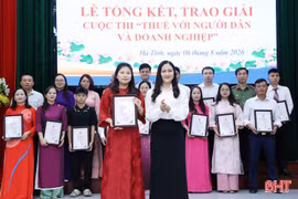 Trao giải cuộc thi “Thuế với người dân và doanh nghiệp”