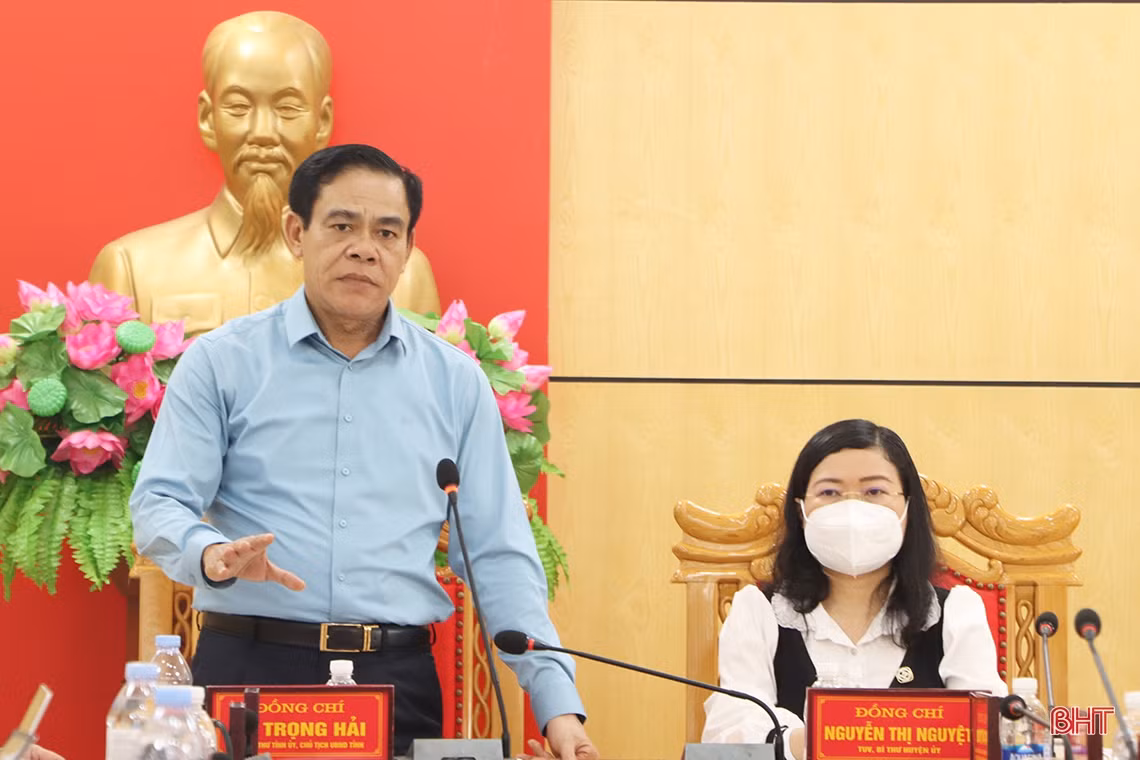 Thạch Hà cần có lộ trình phù hợp, phấn đấu đạt chuẩn huyện NTM nâng cao vào năm 2024