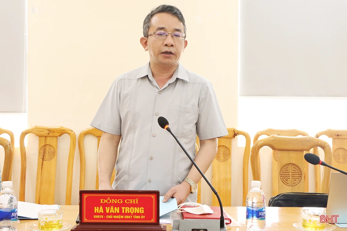 Thạch Hà cần có lộ trình phù hợp, phấn đấu đạt chuẩn huyện NTM nâng cao vào năm 2024