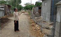 bà Phan Thị Từ và các công trình phụ phải dỡ bỏ để hiến đất làm đường