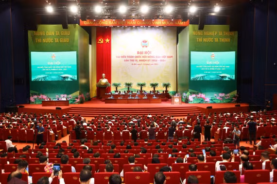 Sáng nay, khai mạc phiên trọng thể Đại hội đại biểu toàn quốc Hội Nông dân Việt Nam lần thứ IX