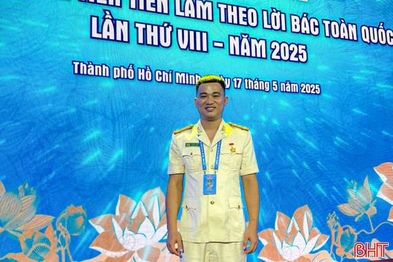 Chiến sĩ trẻ Hà Tĩnh được tuyên dương làm theo lời Bác