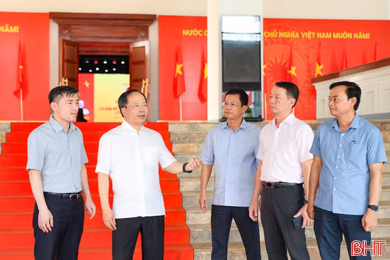 Hoàn thiện các phần việc, sẵn sàng cho lễ kỷ niệm 120 năm Ngày sinh Tổng Bí thư Hà Huy Tập